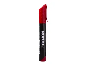 Trvalý popisovač Kores K-Marker XP2 červený, zkosená špička 3–5 mm